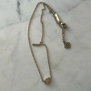 Kendra Scott Light Pink Elisa Pendant Necklace